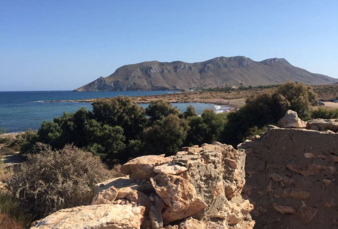 Imagen de Cabo de Cope desde la marina del parque regional 