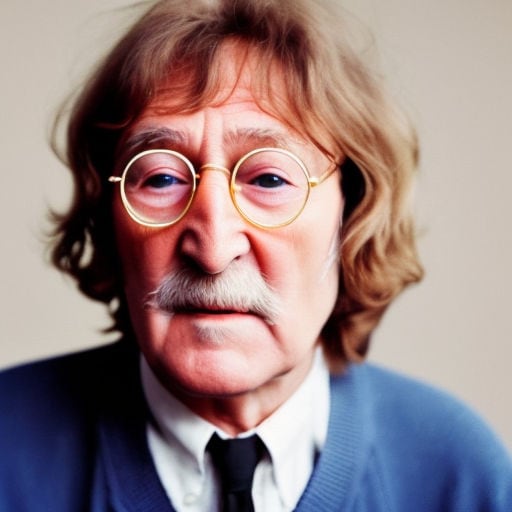 Así sería John Lennon con 82 años según Playground IA