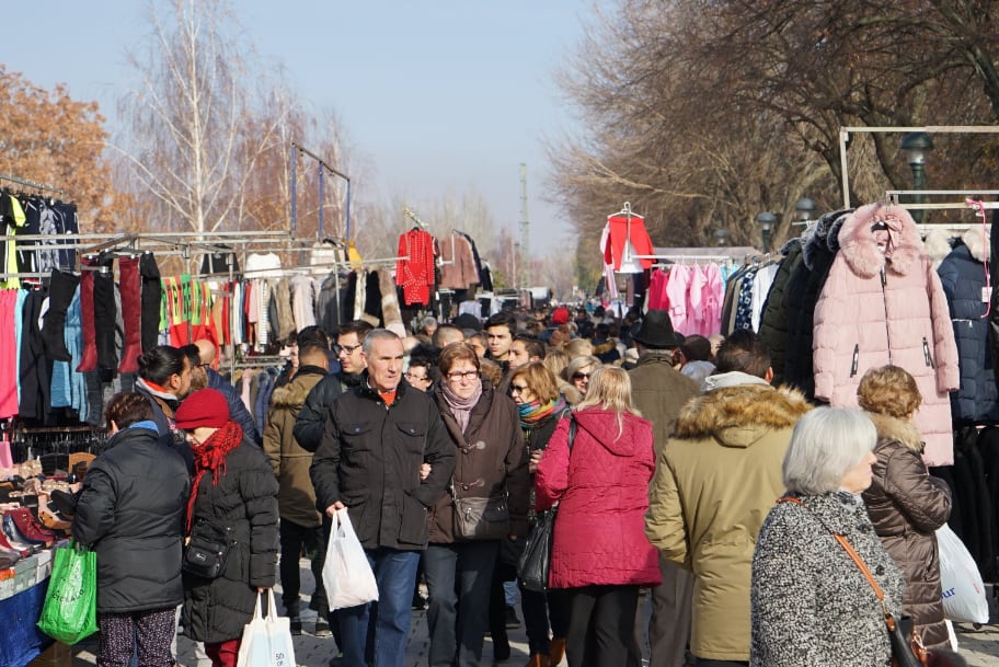 Mercadillo en Valladolid