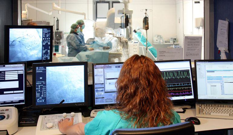 Unitat d'hemodinàmica de l'Hospital Joan XXIII.