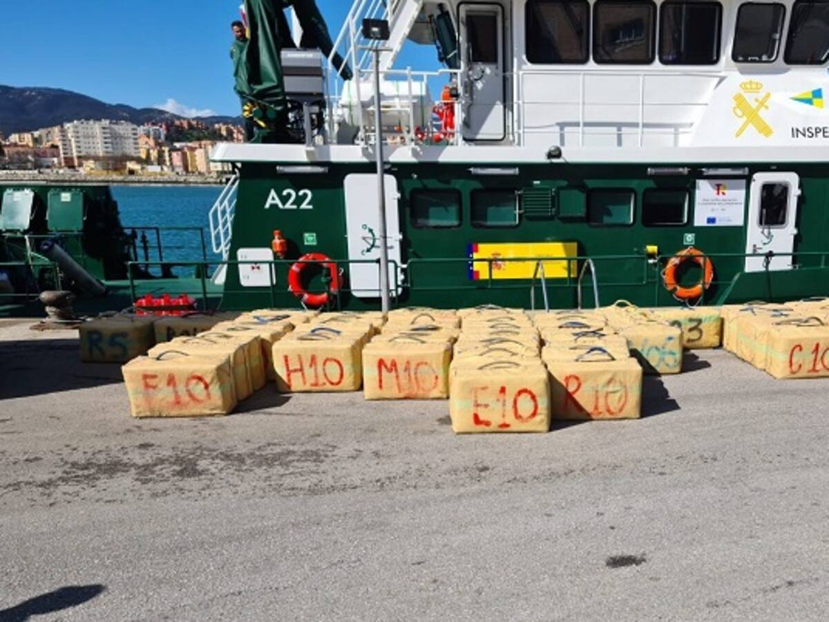 La Guardia Civil de Algeciras interviene más de tres toneladas de hachís