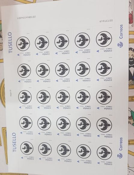 Fotografía del sello del consulado de Syldavia en Barcelon