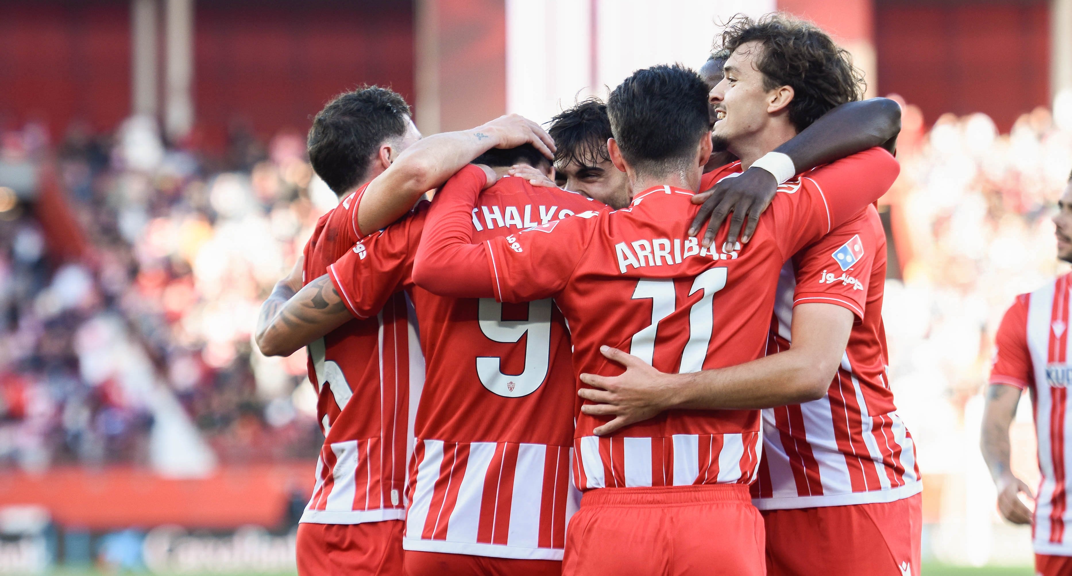 El Almería es una piña y eso es clave para estar arriba.