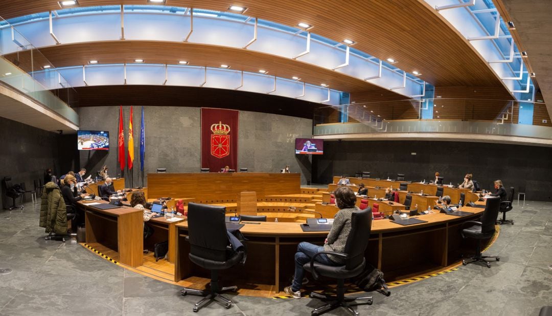 Debate en el Parlamento de Navarra de las enmiendas a los Presupuestos 