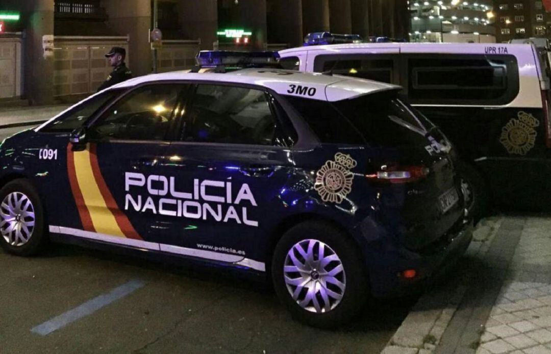 Un vehículo policial en Madrid