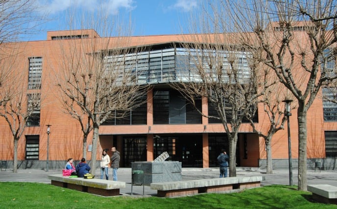 Fachada de la Universidad Carlos III de Madrid