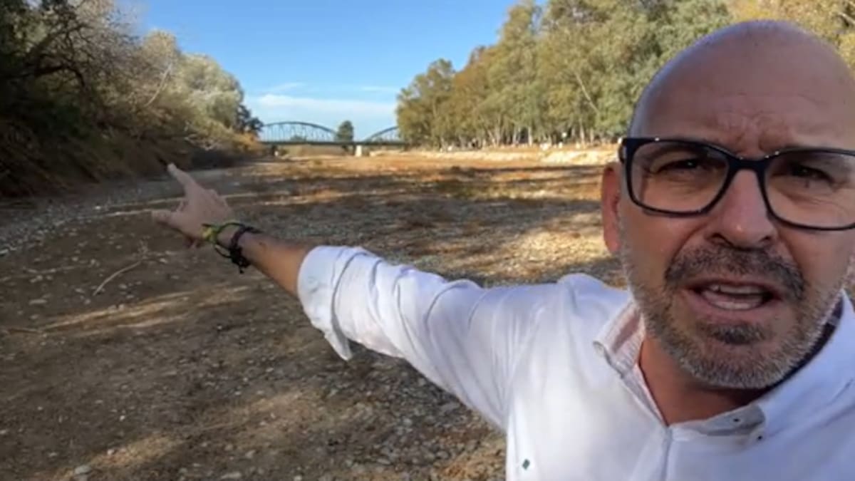 "Es urgente actuar en el rio y la Junta mira para otro lado" Jorge Gallardo, alcalde Cártama