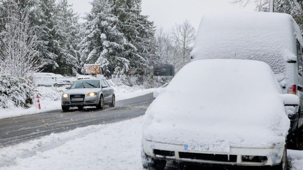 La nieve vuelve a caer en Salamanca