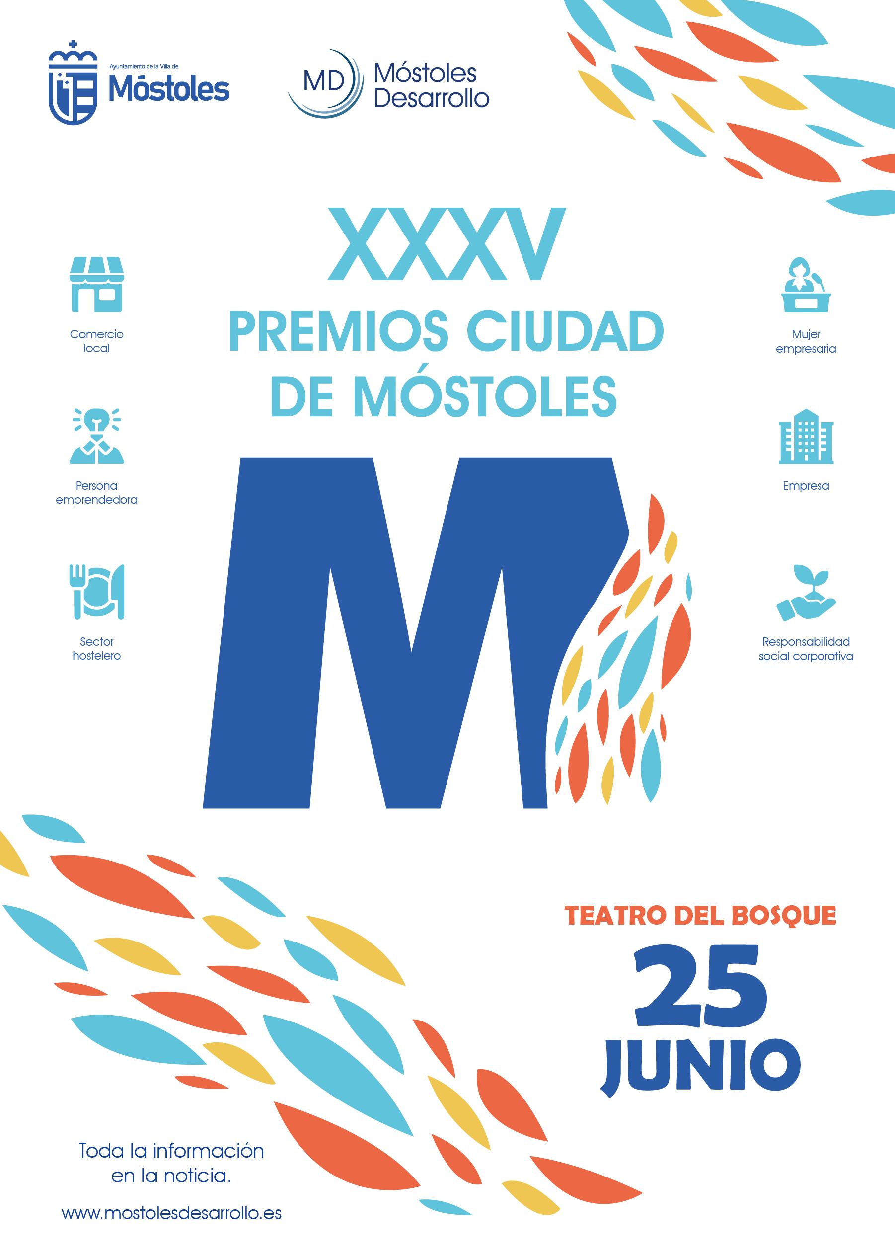 Cartel de los Premios Ciudad de Móstoles
