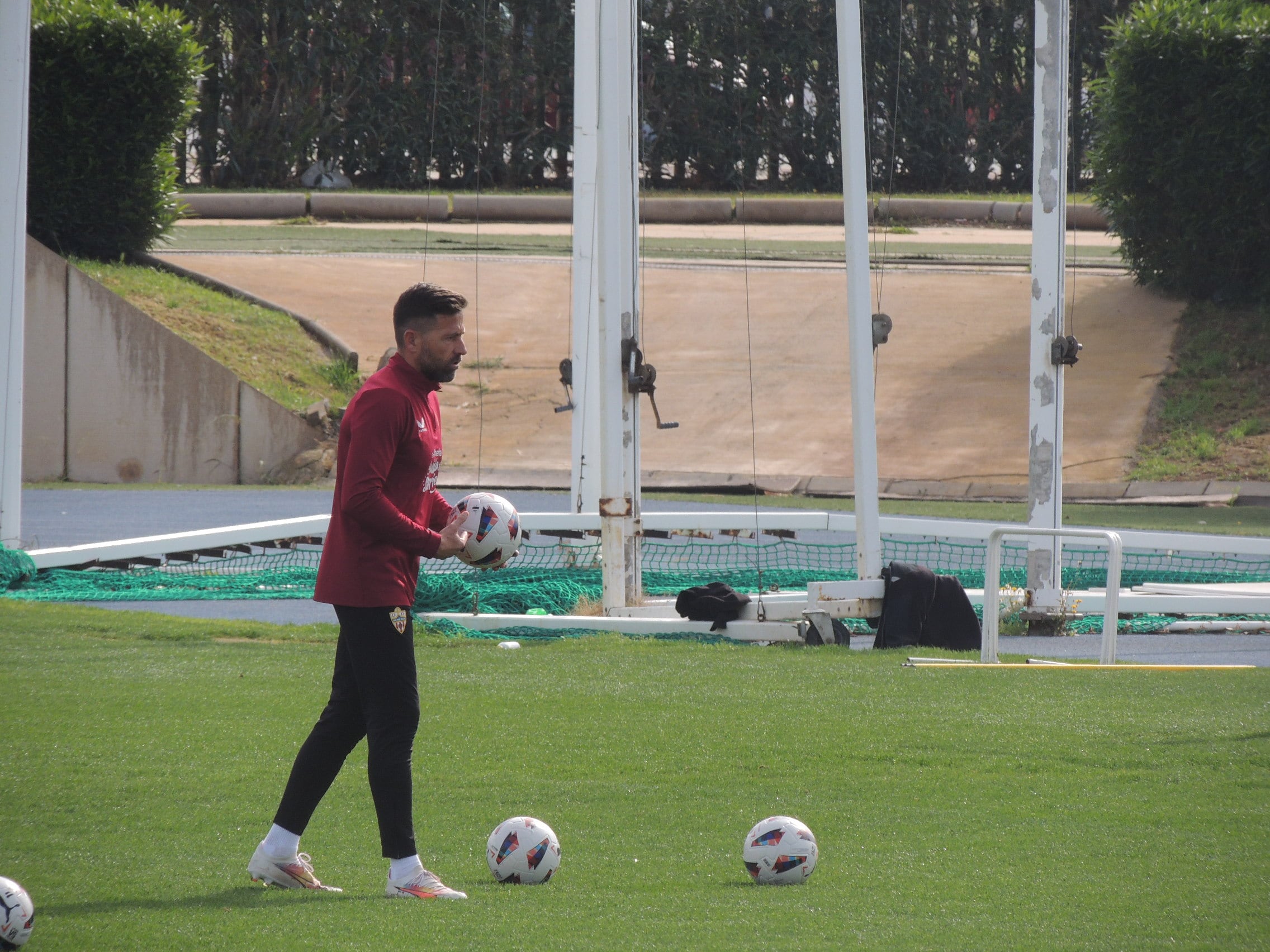 Ricardo Molina en el campo Anexo.