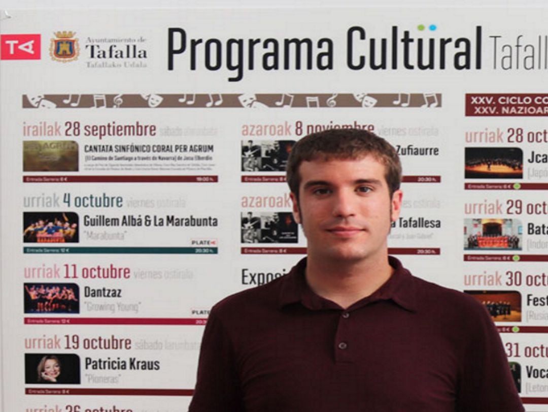 Xabier Alcuaz, dimitido concejal de cultura, juventud y participación ciudadana de Tafalla