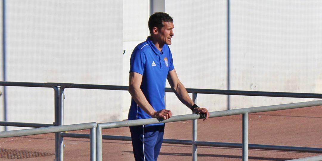 Antonio Calle durante el partido en la Granja del pasado domingo