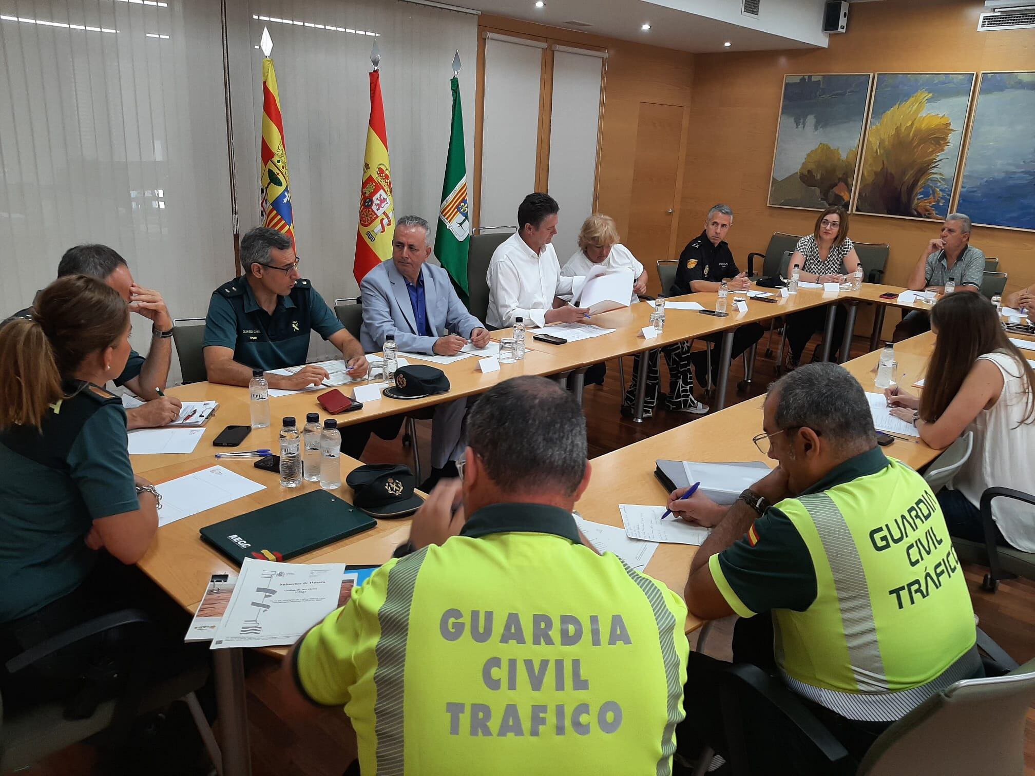 Junta Local de Seguridad con motivo del Monegros Desert Festival