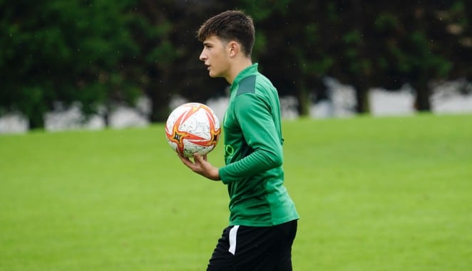 Pablo Torre, jugador del Racing de Santander