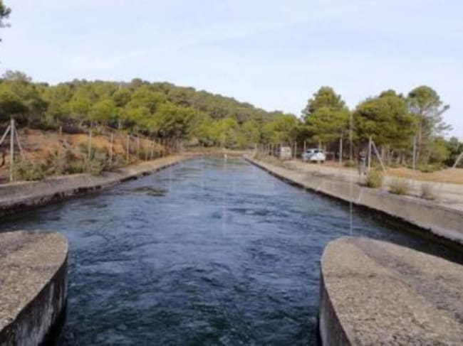 Imagen de un tramo del trasvase Tajo-Segura. Archivo