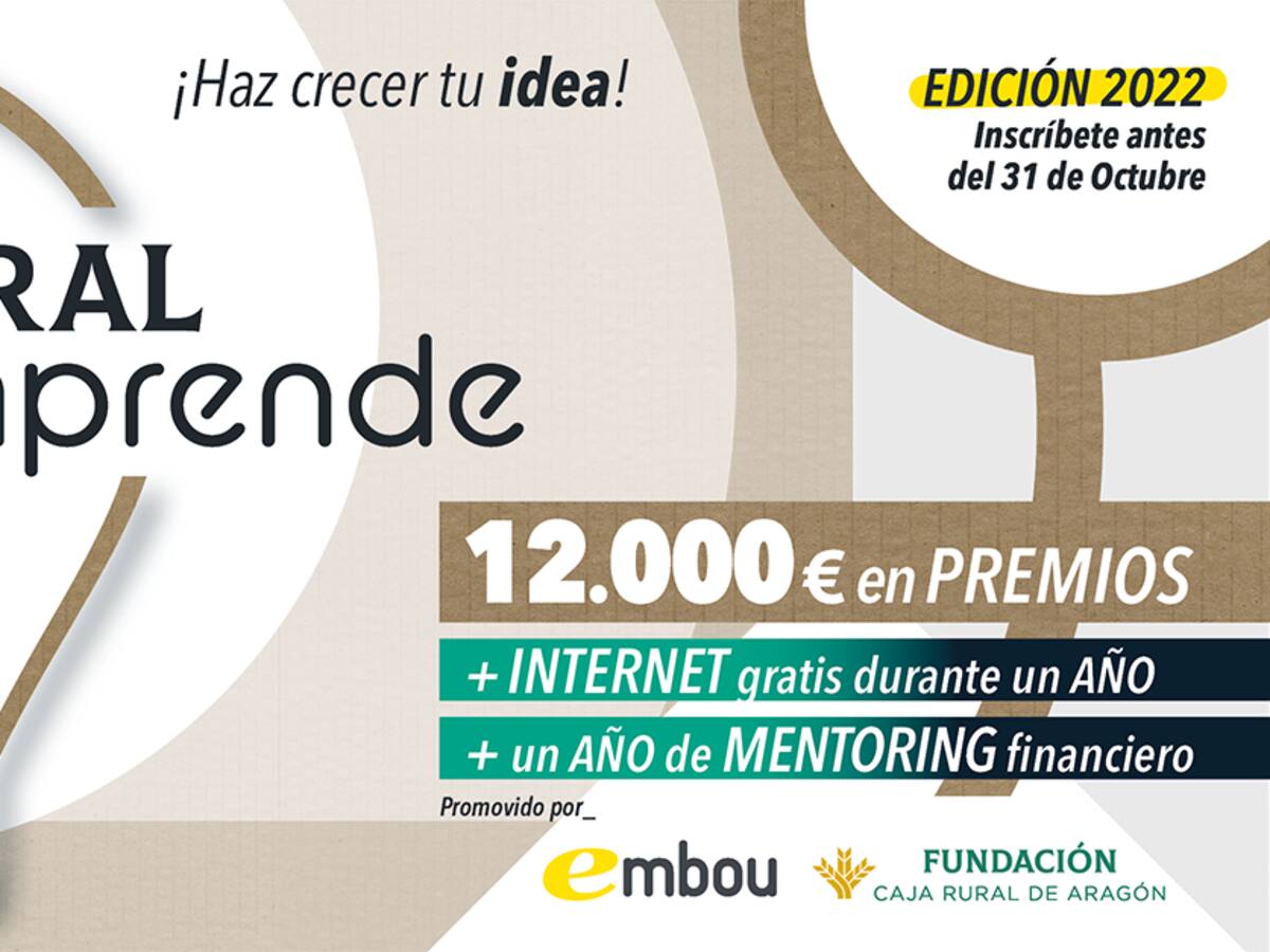Embou y Fundación Caja Rural de Aragón premian el emprendimiento en el medio rural
