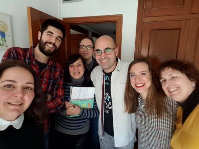 Algunas de las familias de acogida de la provincia