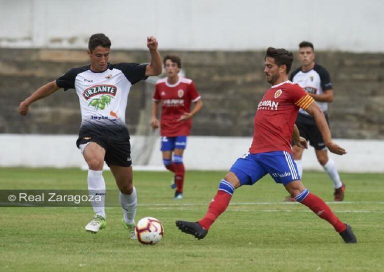 Partido de pretemporada entre el Tudelano y el Real Zaragoza