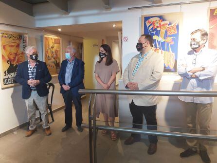 Paco Aznar, Juan José Olcina, Mónica Jover, Rafa Sempere y Jordi Ortiz en la inauguración