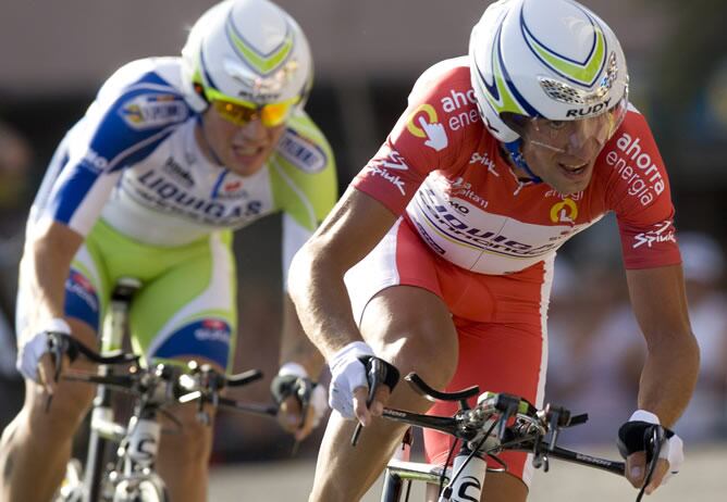 Vincenzo Nibali durante la primera etapa de la Vuelta