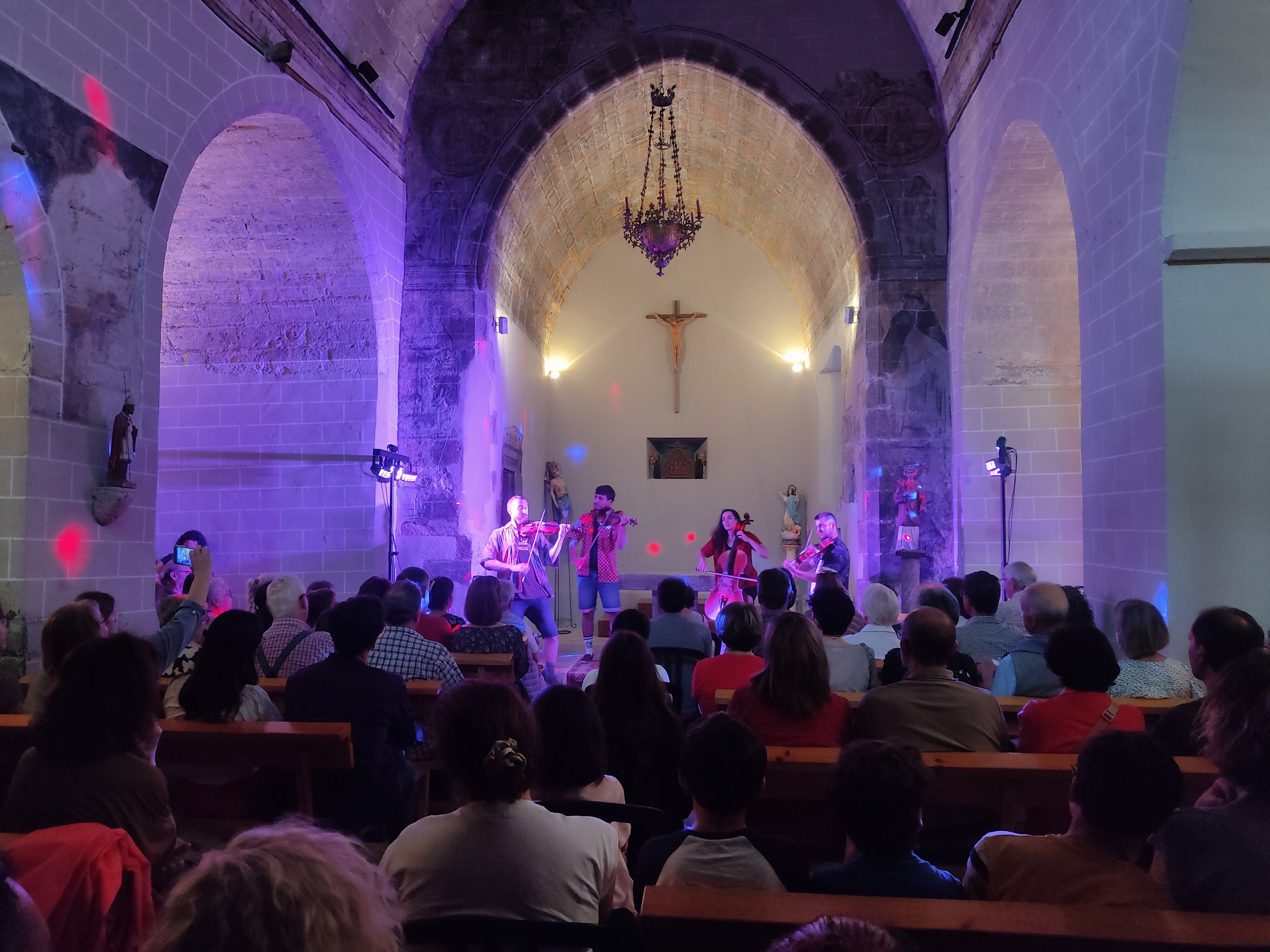 Muro Kvartet actúa en el Festival Castillo de Aínsa.