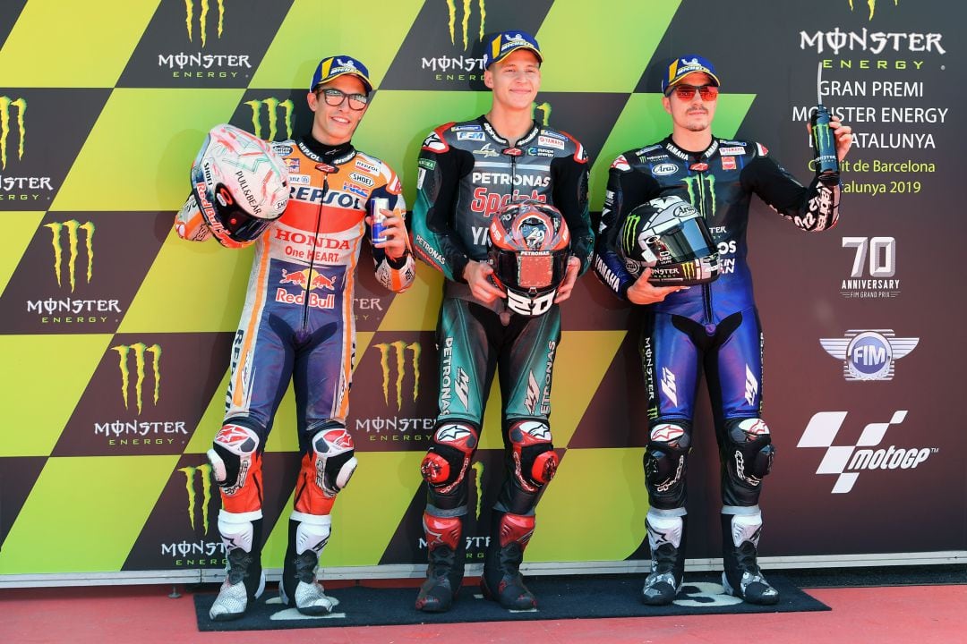 Quartararo, Márquez y Viñales saldrá los tres primeros