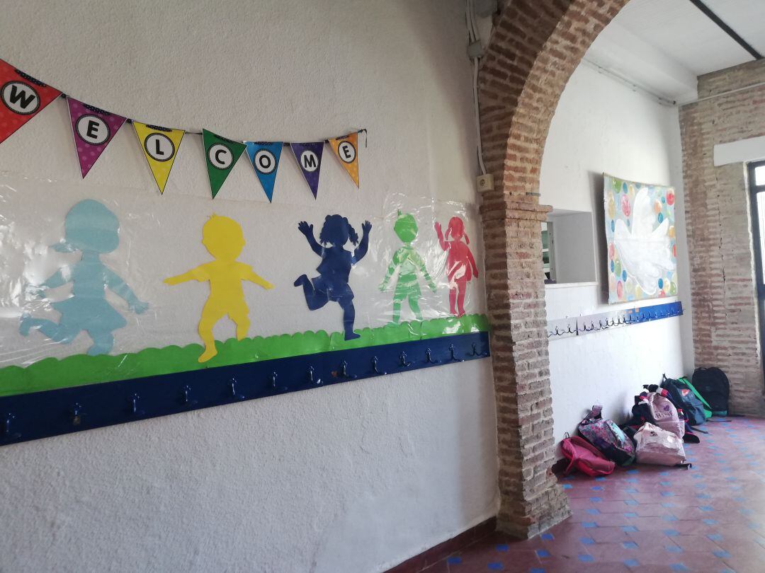 Interior del colegio Fernando de los Ríos