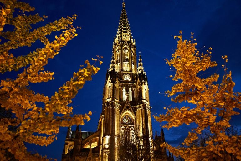 La catedral del Buen Pastor es uno de los edificios más expuestos a las condiciones atmosféricas y a la erosión del paso de los años