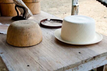 Fabricación de sombreros Panamá