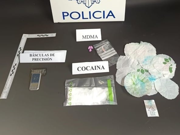 La Policía Nacional ha detenido a un individuo por tráfico de drogas en la ciudad de Palencia