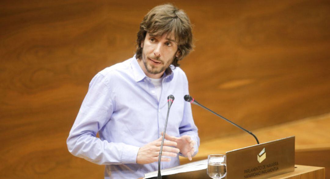 Mikel Buil, portavoz parlamentario de Podemos - Ahal Dugu