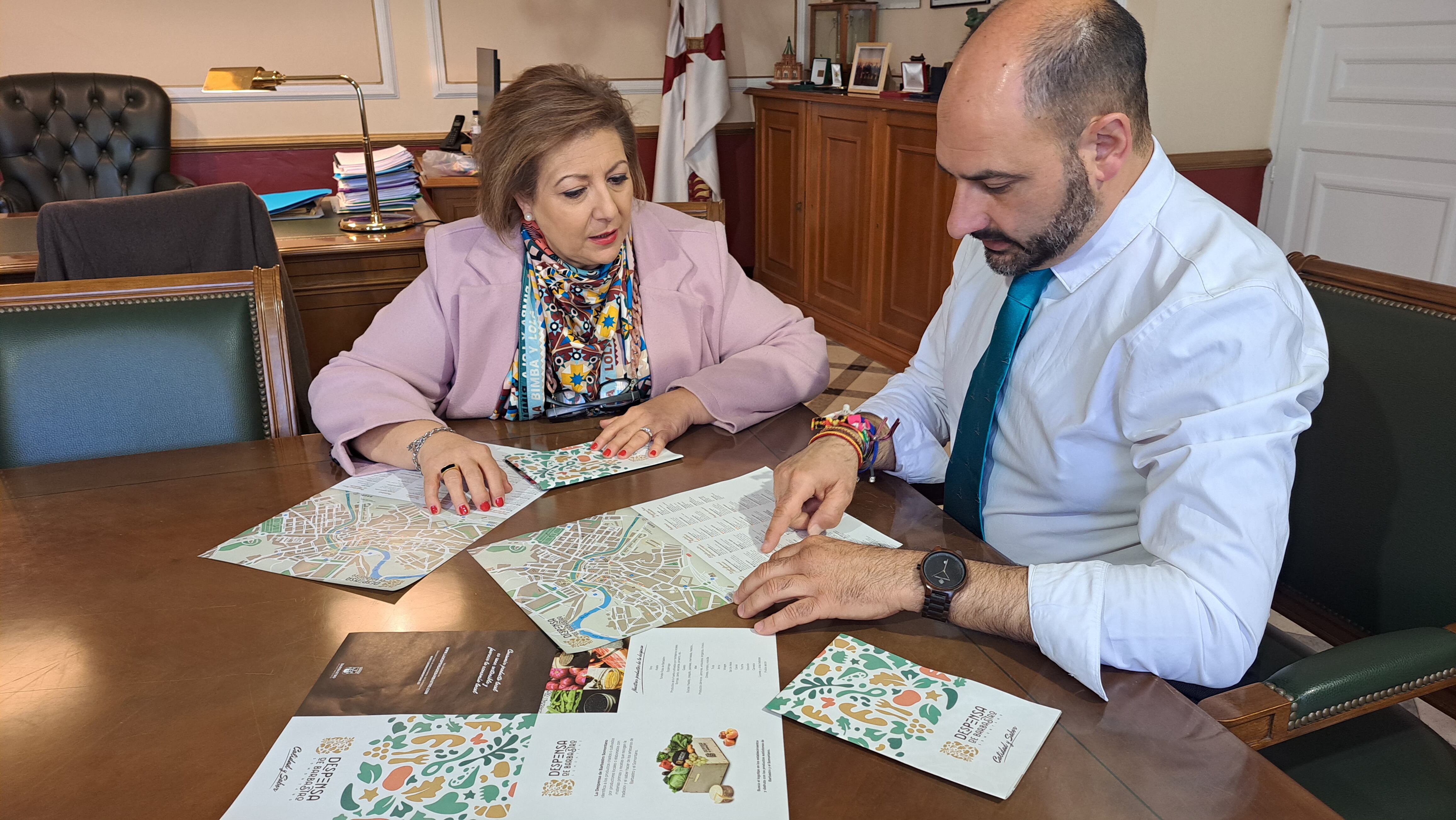Silvia Ramírez y Fernando Torres. Foto: Ayuntamiento de Barbastro