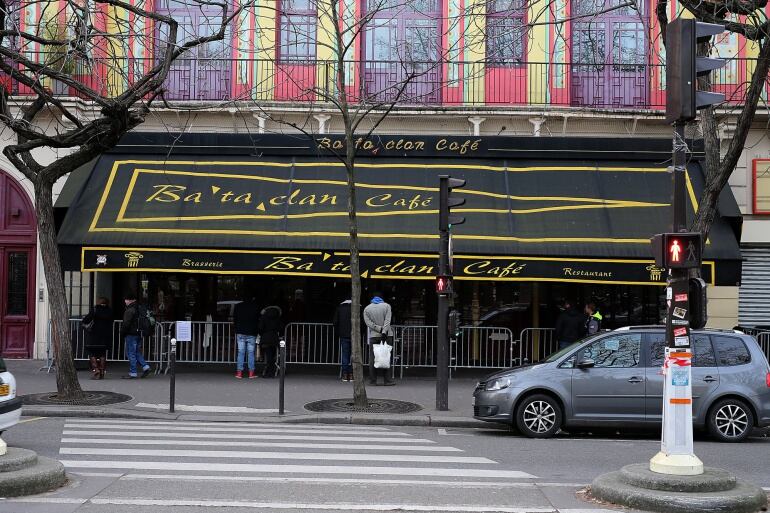 La sala Bataclan en la actualidad tras los atentados del pasado trece de noviembre