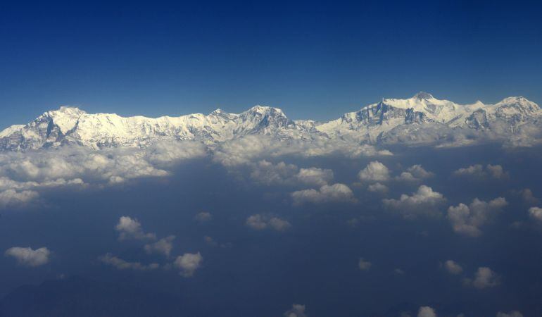 Vista aérea del Himalaya