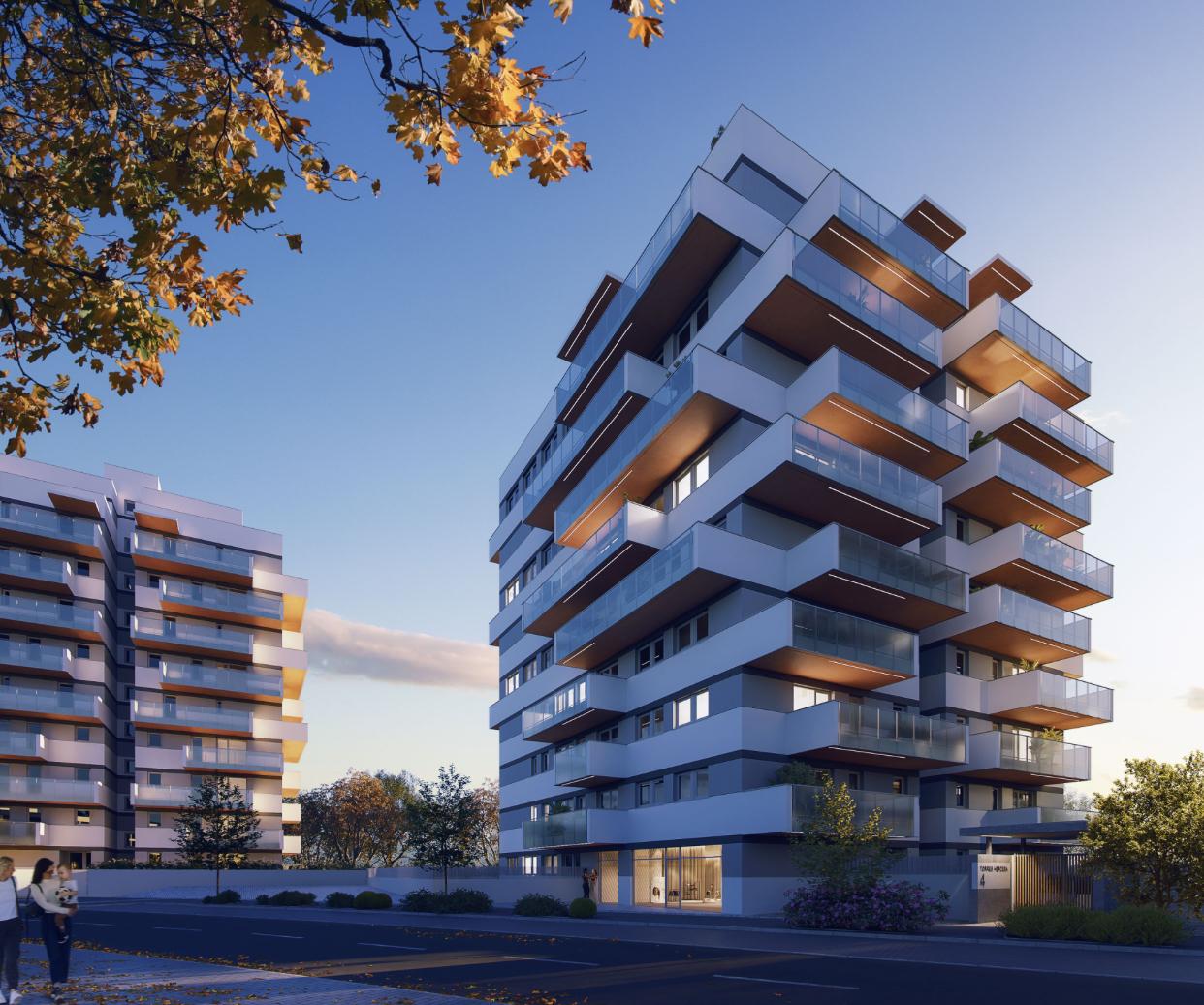 Infografía de la torres que se construirán