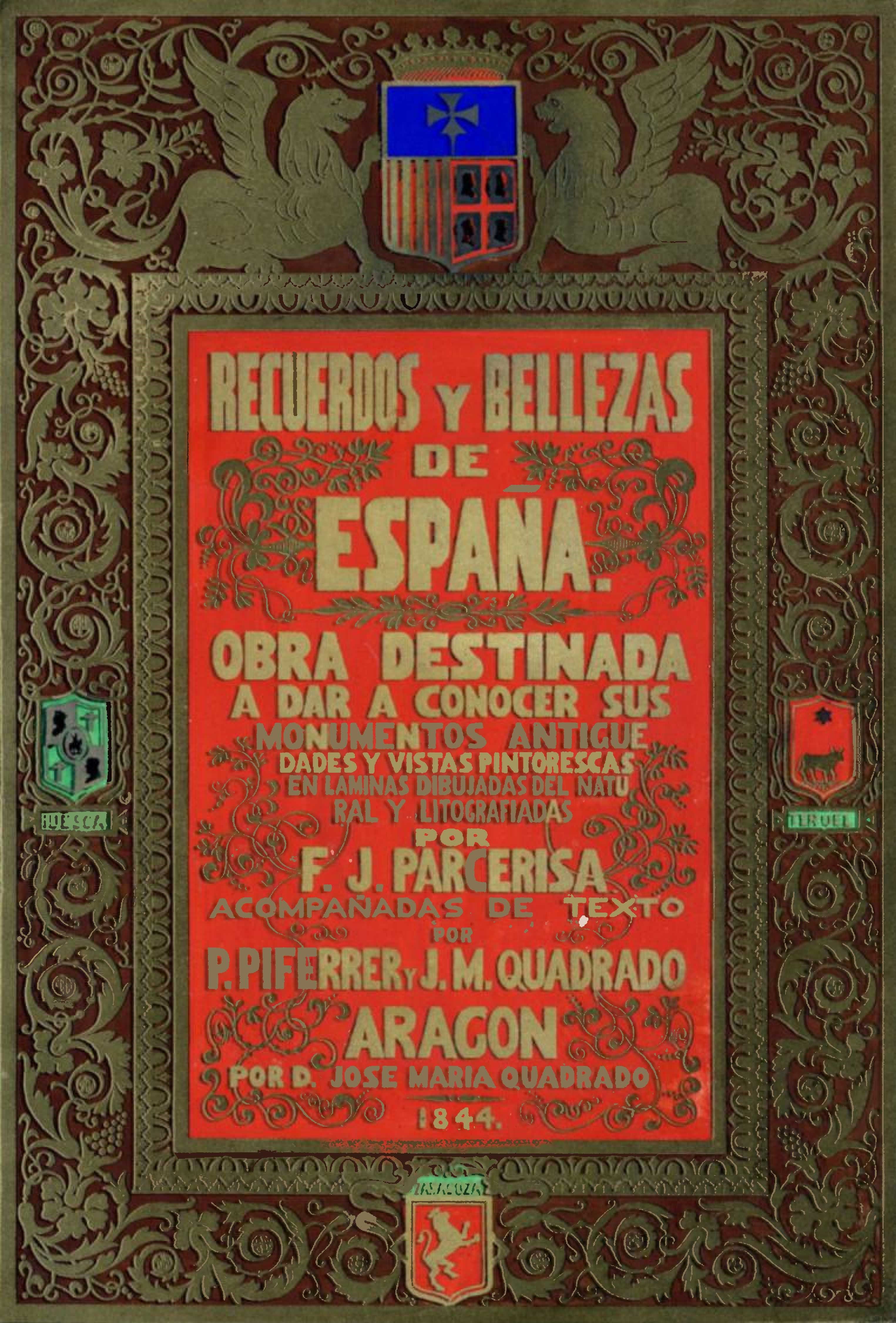 Portada del ejemplar donado al IEA