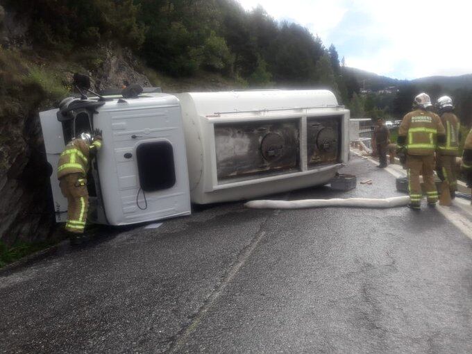 El vehicle accidentat anava de l'Aldosa a Anyós