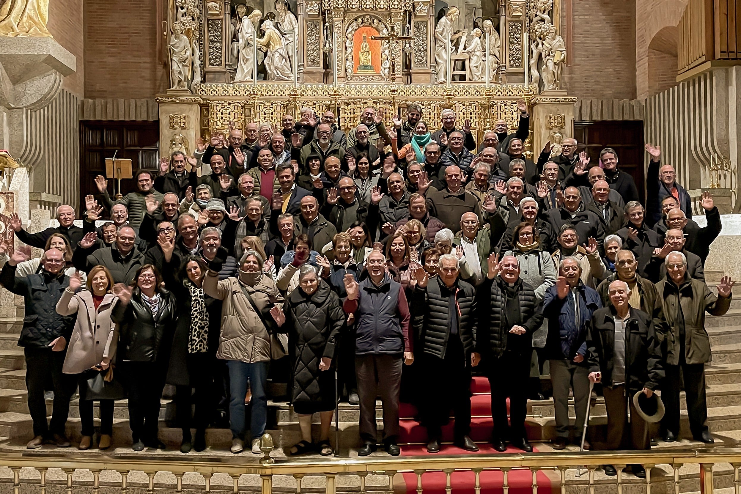 Encuentro de antiguos y actuales trabajadores de Torreciudad