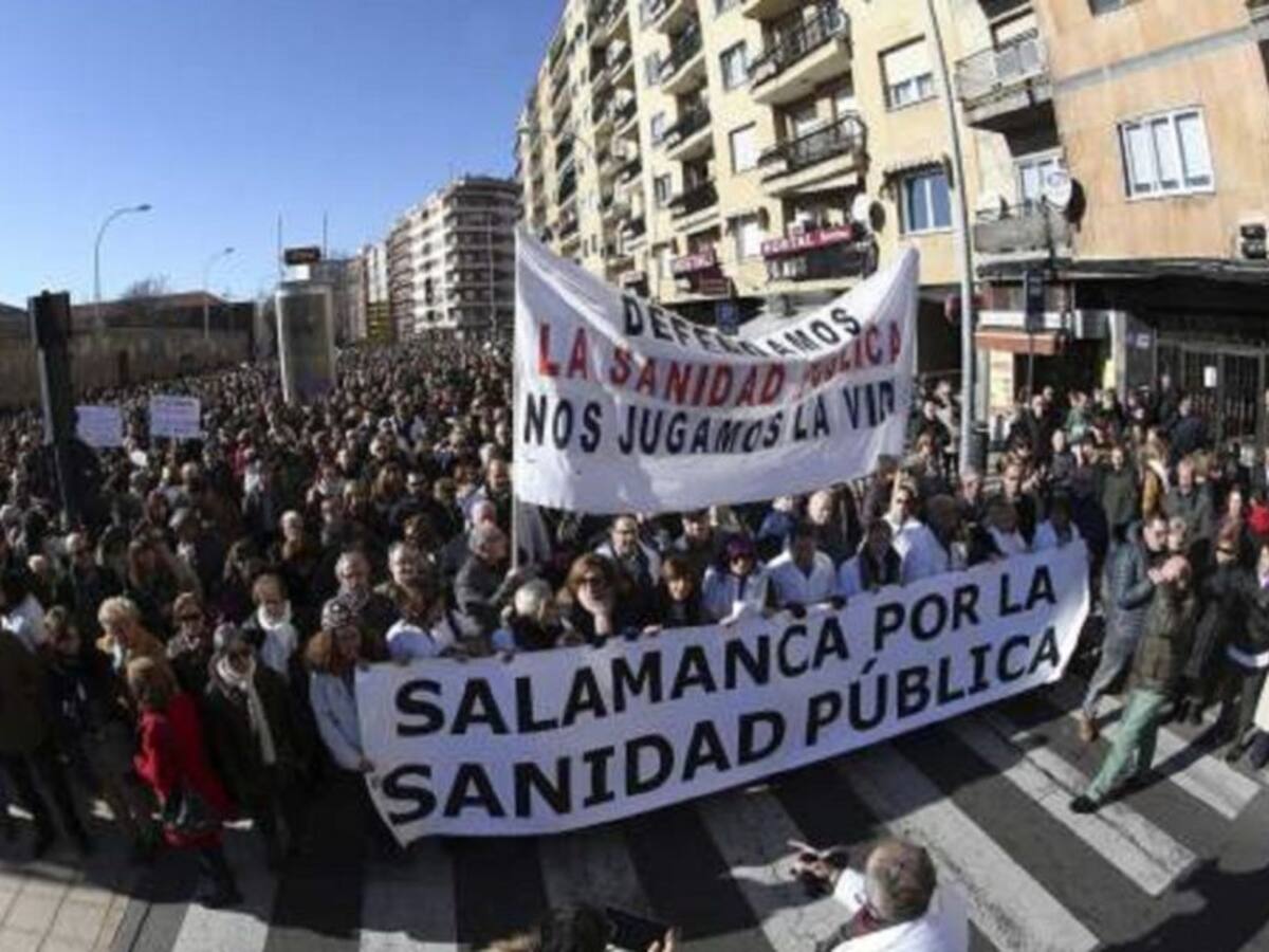 Salamanca también estará en Valladolid en defensa de la sanidad pública