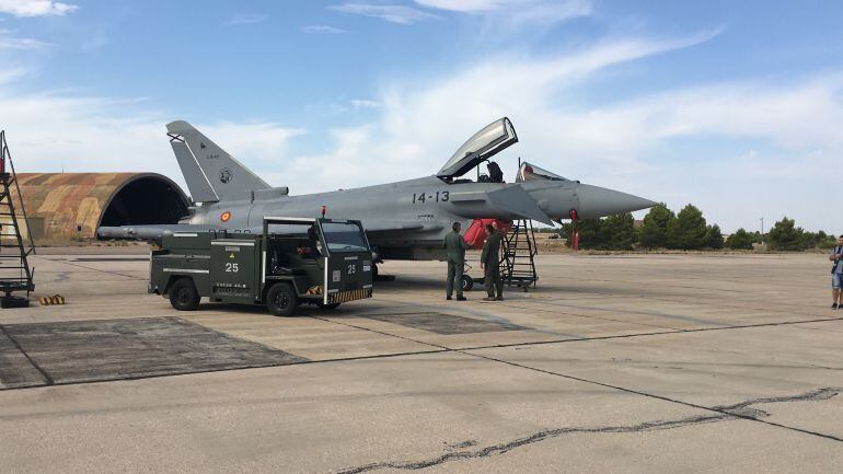 Avión de la Base Aerea de Los Llanos