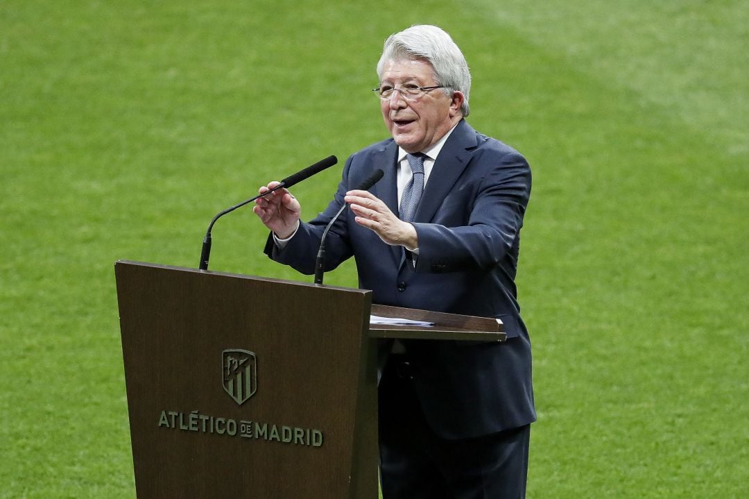 Enrique Cerezo, presidente del Atlético de Madrid