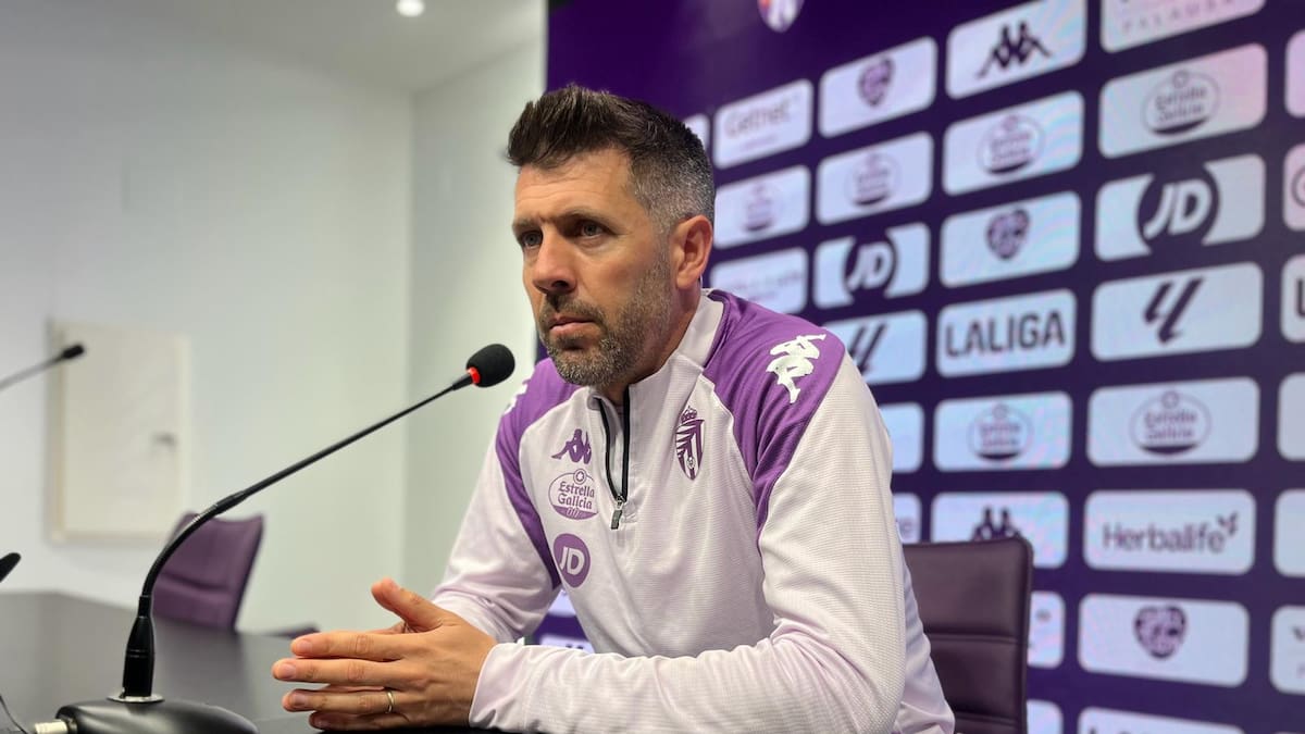 Pezzolano en la previa ante el Eldense en Zorrilla.
