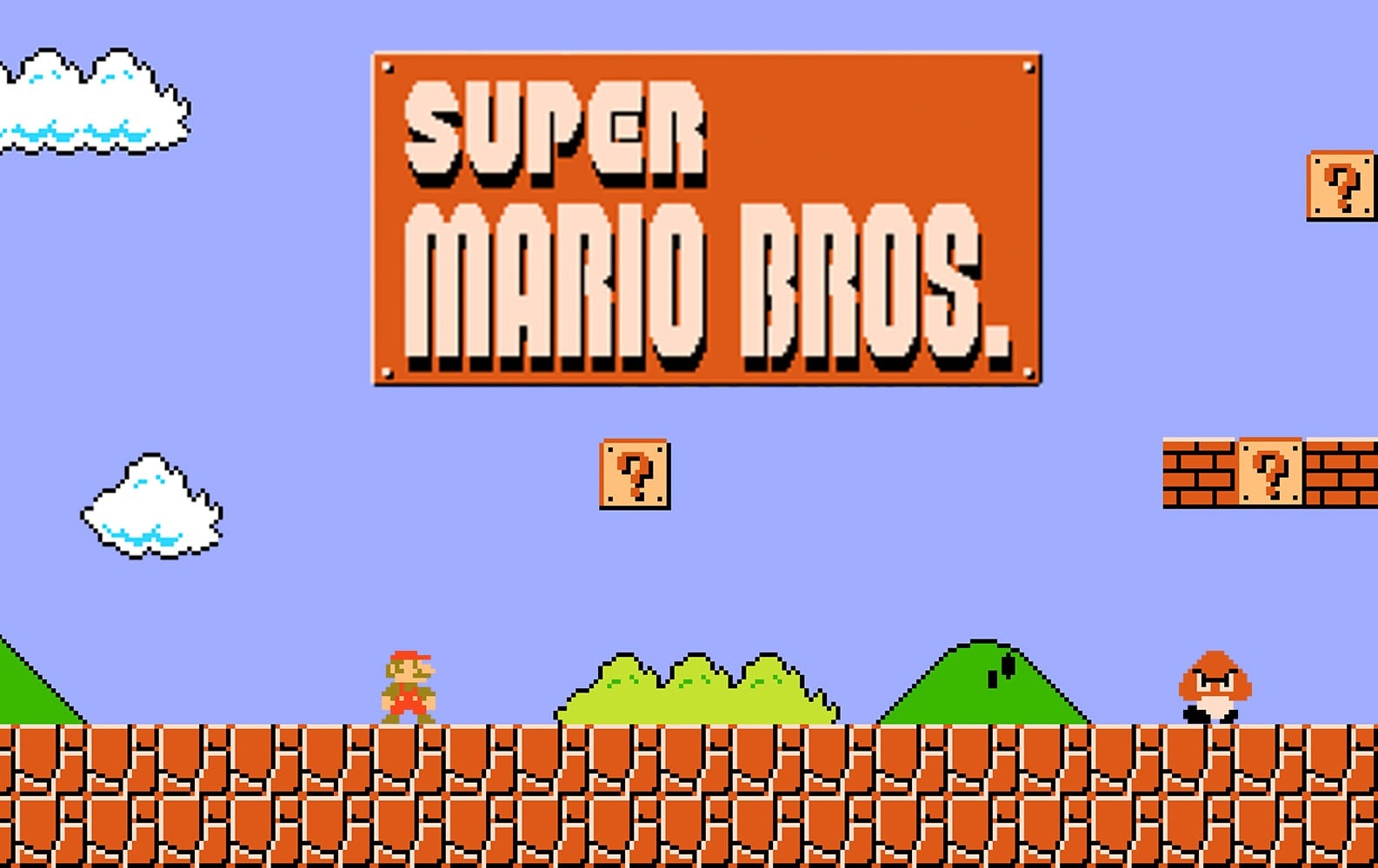 Super Mario Bros de 1985.