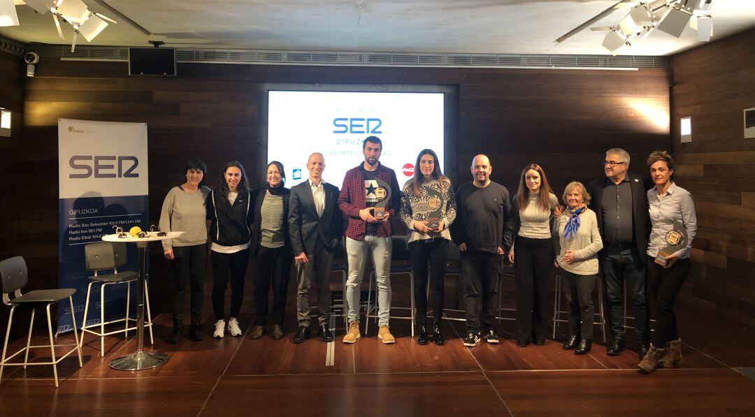 Foto de familia de los articipantes en el acto de San Telmo