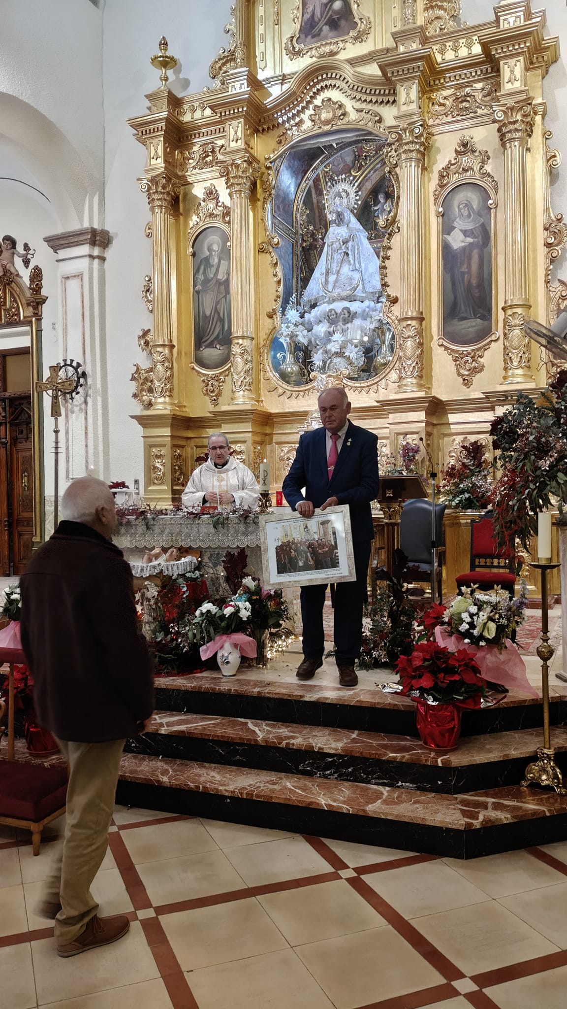 Momento del acto de la Junta de la Virgen