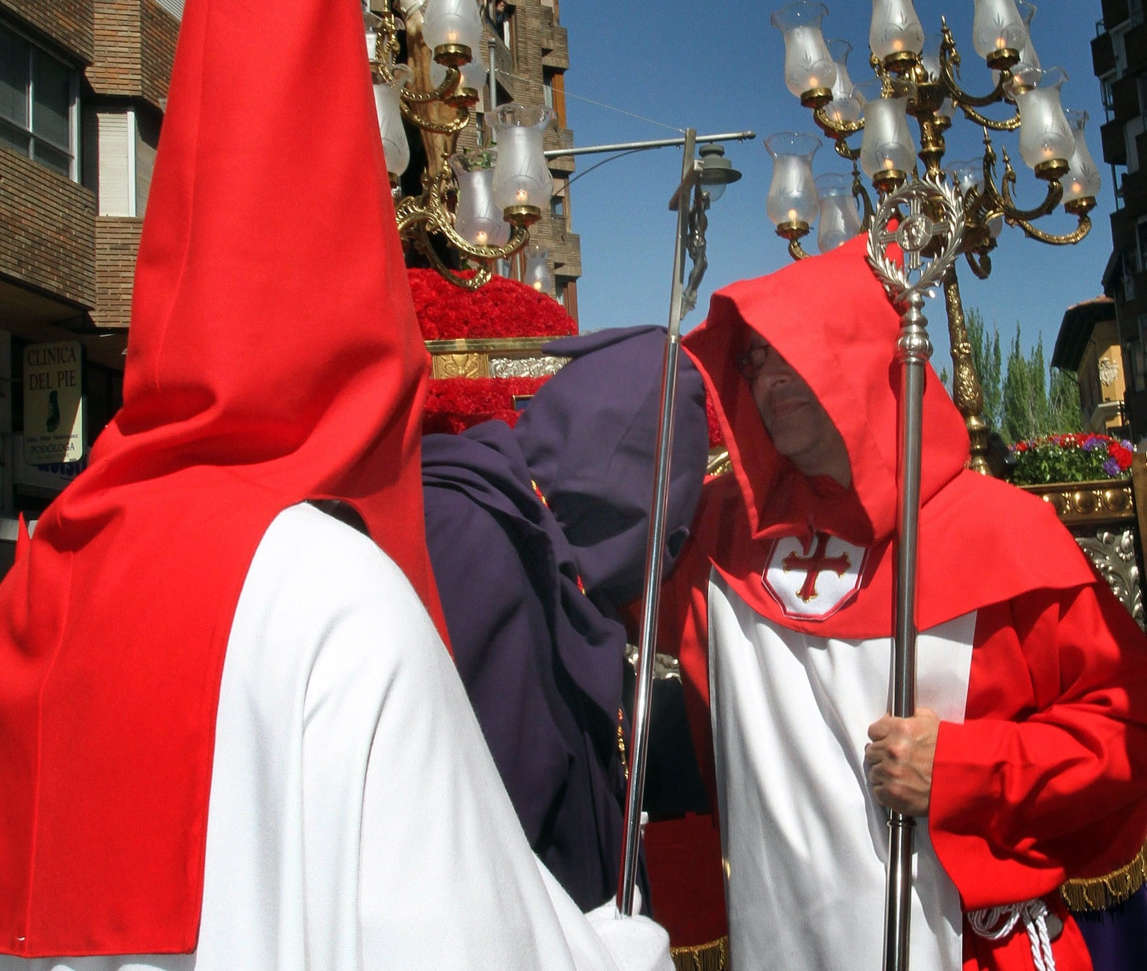 Imagen de archivo del último preso indultado en la Semana Santa de Palencia de 2014