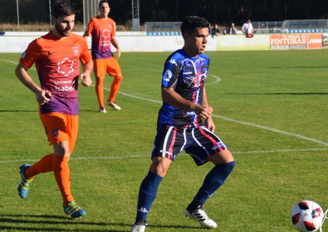 Dani Hernández, con la camiseta hoy estrenada