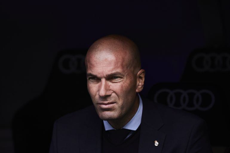 Zidane durante la final de la Champions en el Estadio Olímpico de Kiev. 