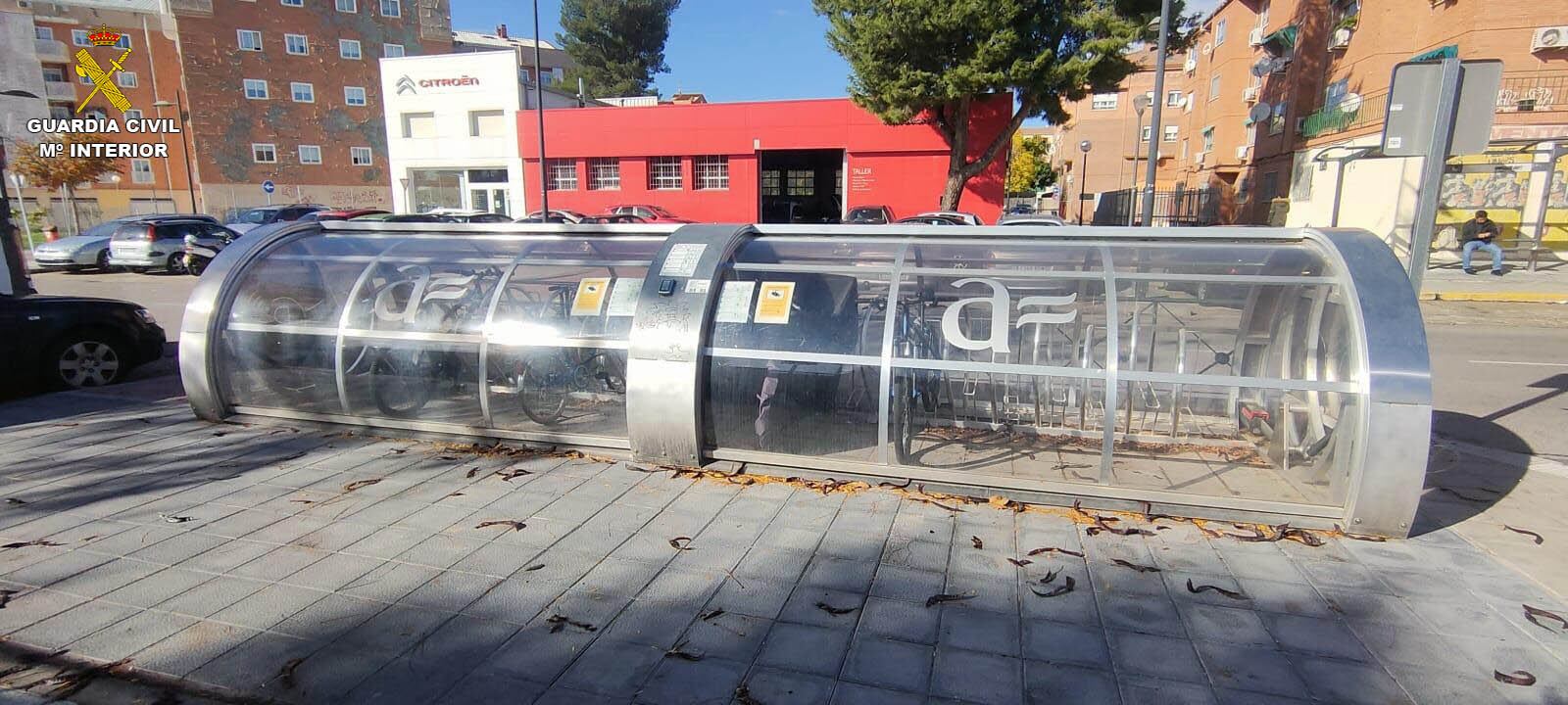 Aparcamiento de bicicletas en Azuqueca de Henares