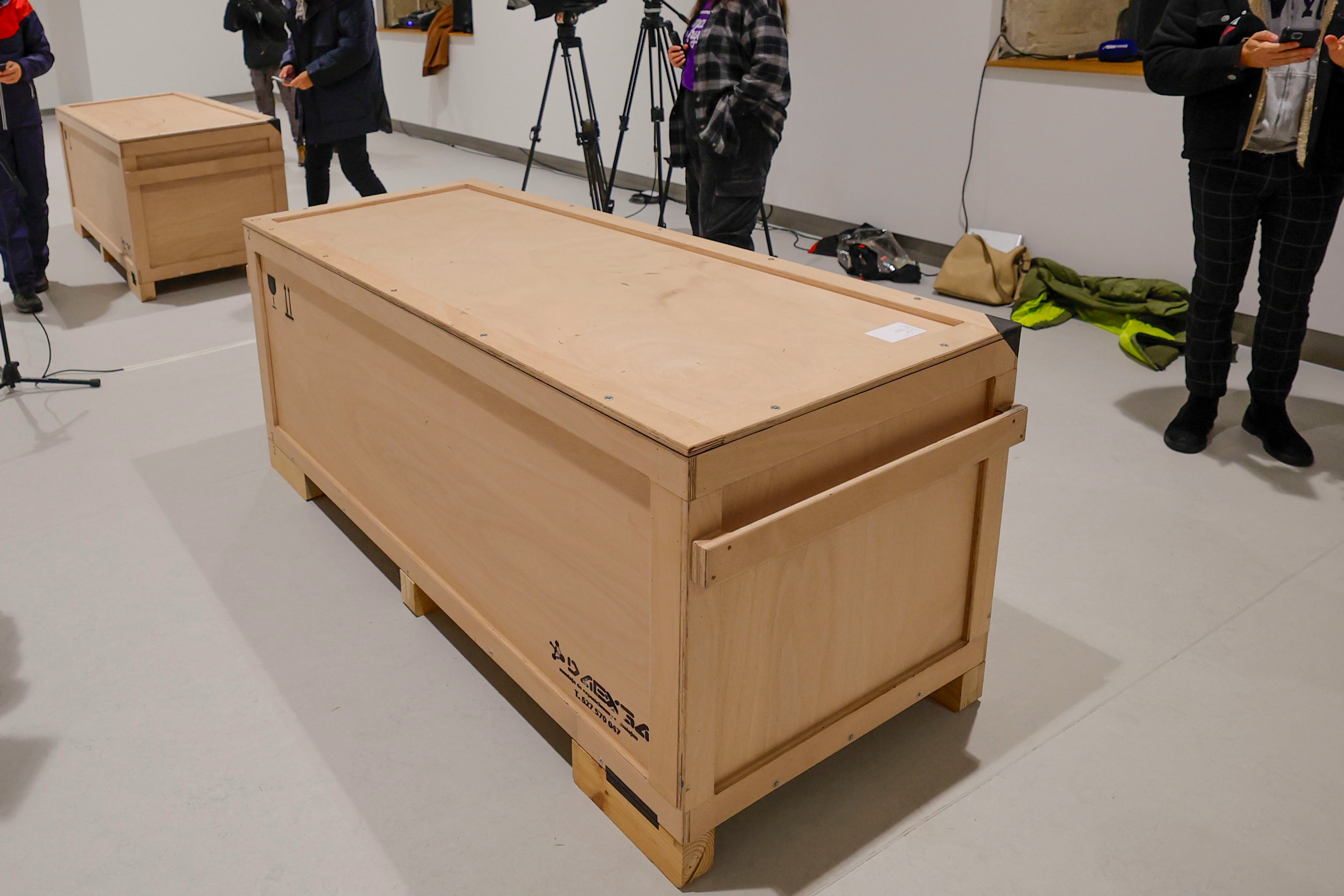 Las estatuas procedentes del Pórtico de la Gloria de la Catedral de Santiago